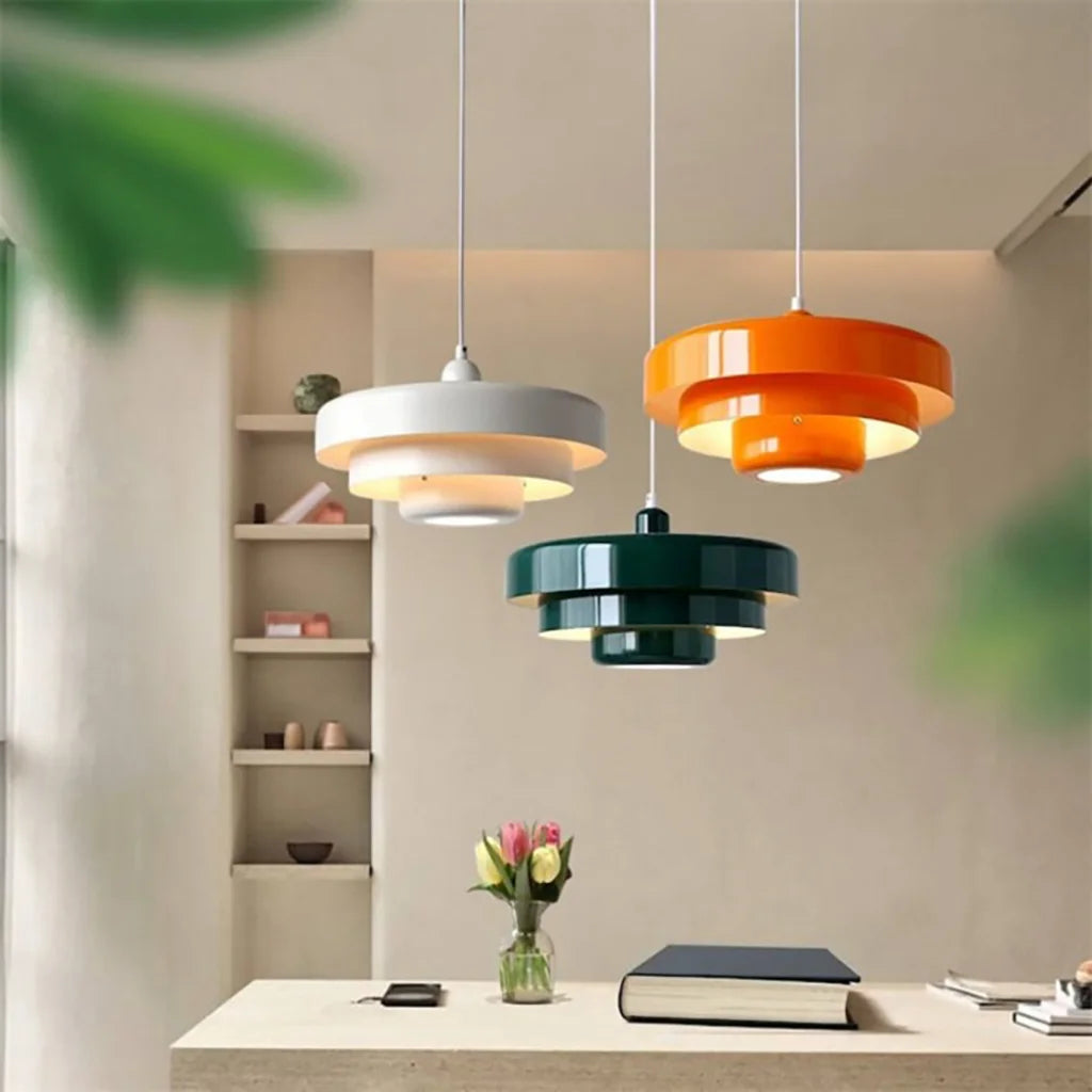 Taavita Triple Layer Disc Macaron Pendant Light