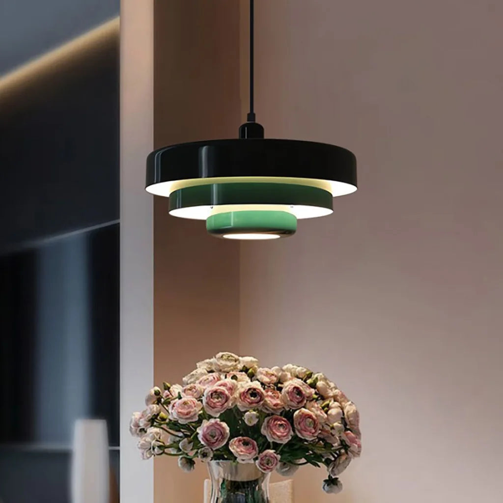 Taavita Triple Layer Disc Macaron Pendant Light