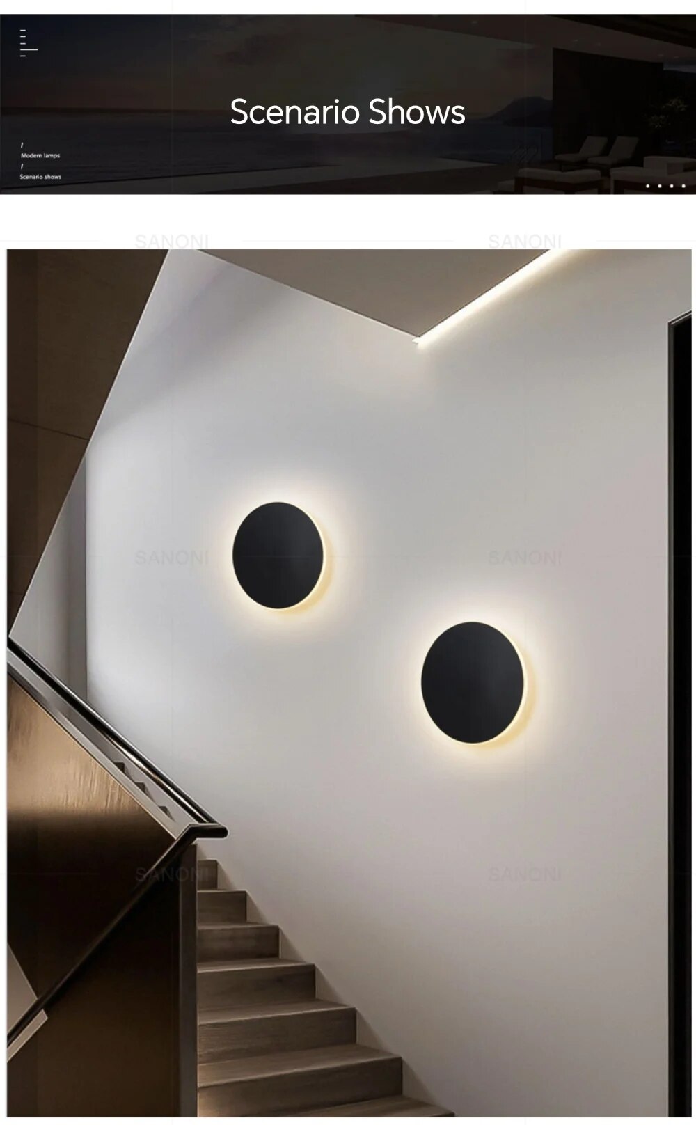 Taavita - Stylish Round LED Wall Lamp