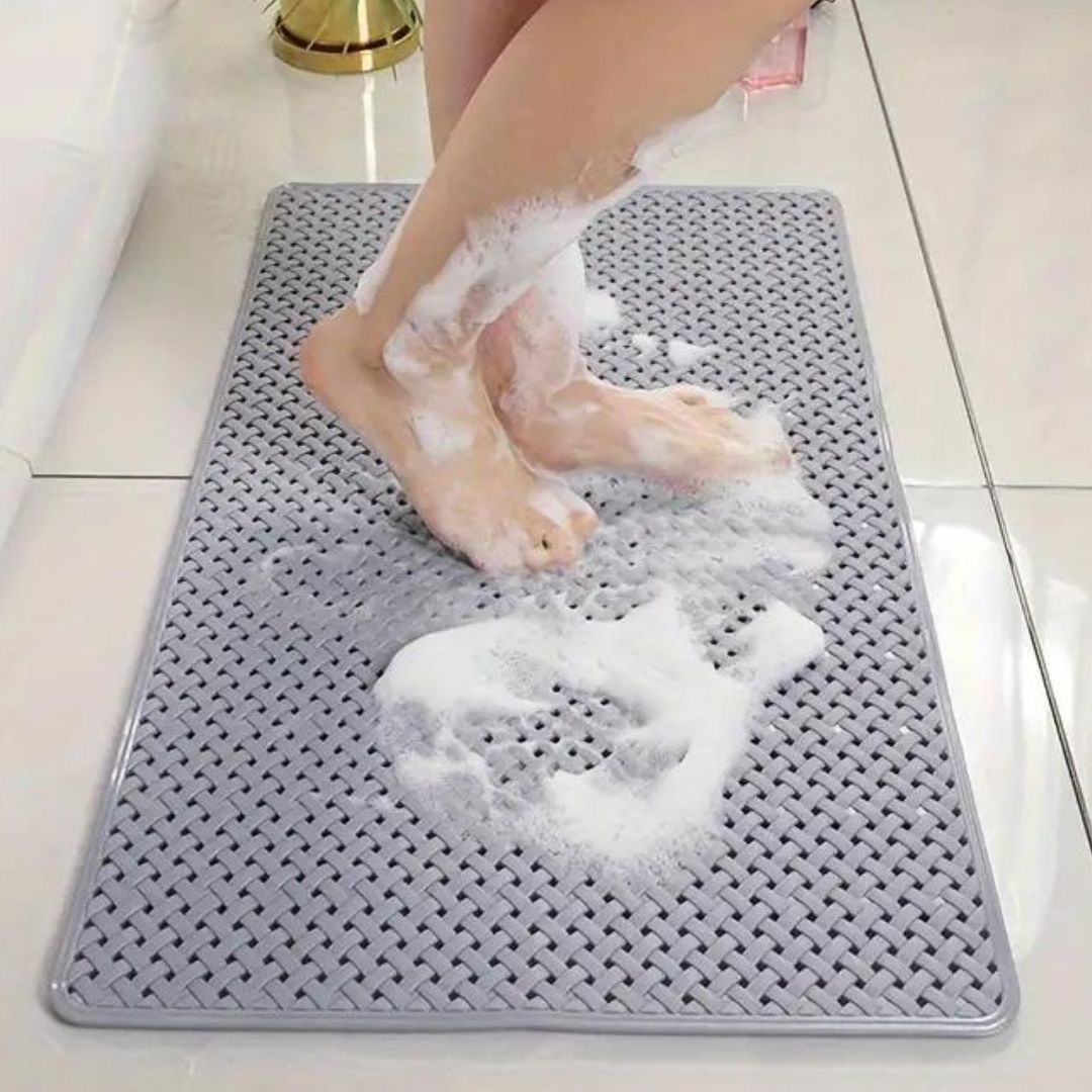 Taavita Non-Slip Bathtub Mat | Easy to Clean & Safe with Innovative Suction Cups