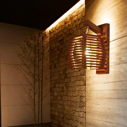 Taavita Vintage Wooden Wall Lights - Taavita Solid Wall Lamps - Taavita Light Fixture - Taavita Sconce Lamp