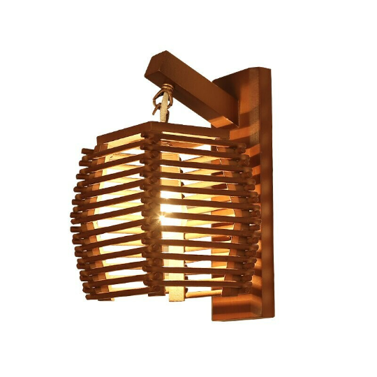 Taavita Vintage Wooden Wall Lights - Taavita Solid Wall Lamps - Taavita Light Fixture - Taavita Sconce Lamp