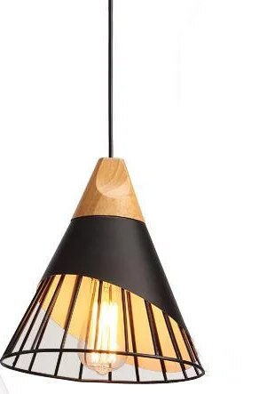 Taavita | Modern Pendant Light Made of Wood and Metal