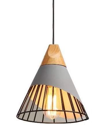 Taavita | Modern Pendant Light Made of Wood and Metal