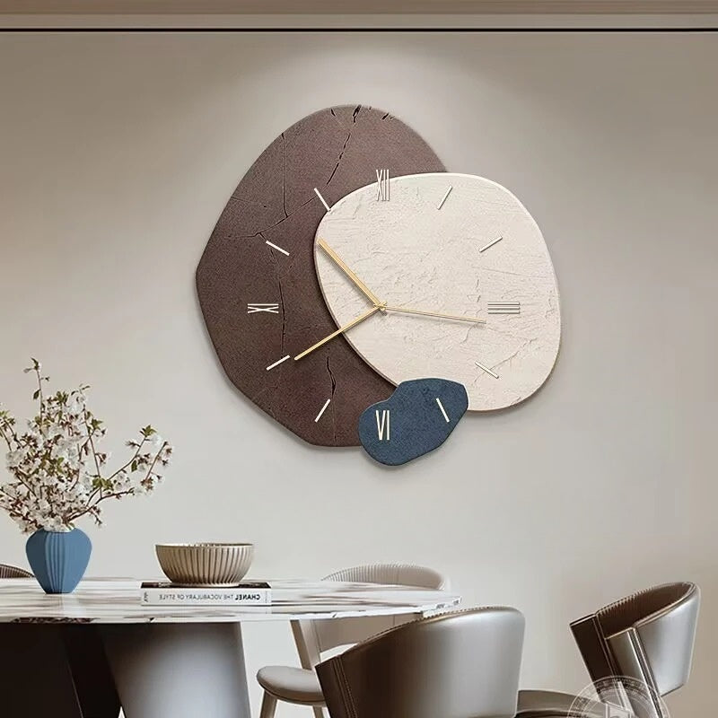 Taavita | Aesthetic Wooden Wall Clock with USB Lamp