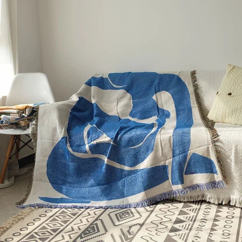 Taavita Modern Fabric Abstract Throw Blanket