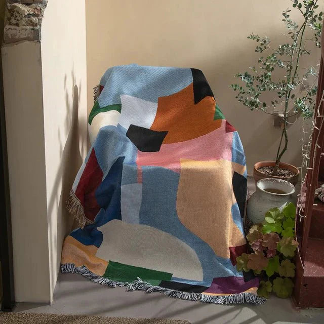 Taavita Woven Tapestry Blanket for a Modern Look