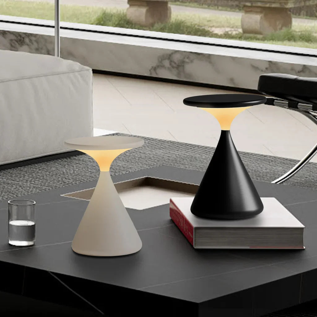 Taavita Table Lamp Taavita Hourglass – Minimalistic Design with Cordless Convenience