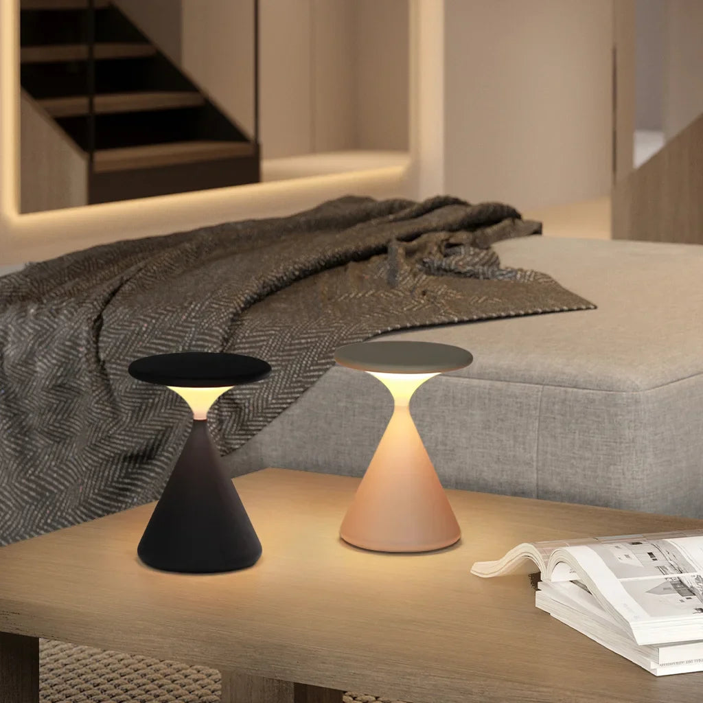 Taavita Table Lamp Taavita Hourglass – Minimalistic Design with Cordless Convenience