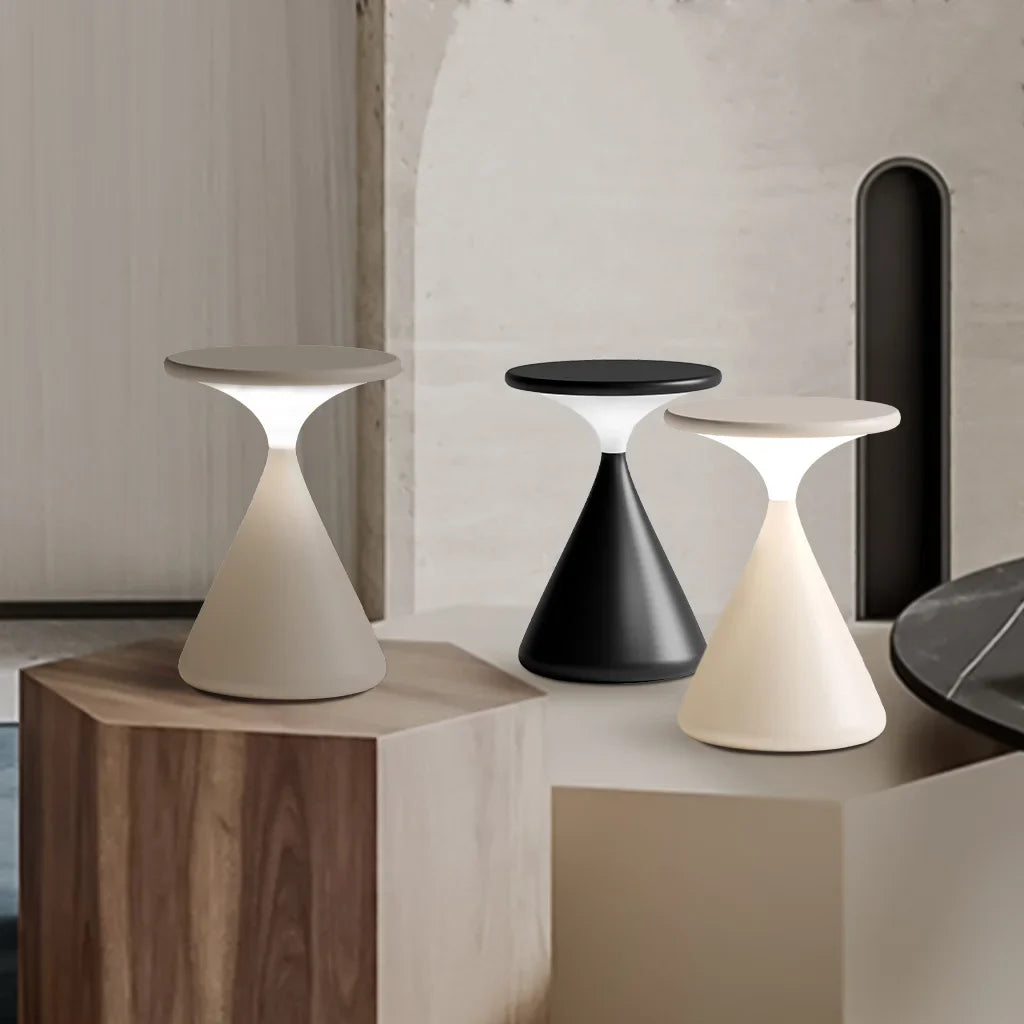 Taavita Table Lamp Taavita Hourglass – Minimalistic Design with Cordless Convenience