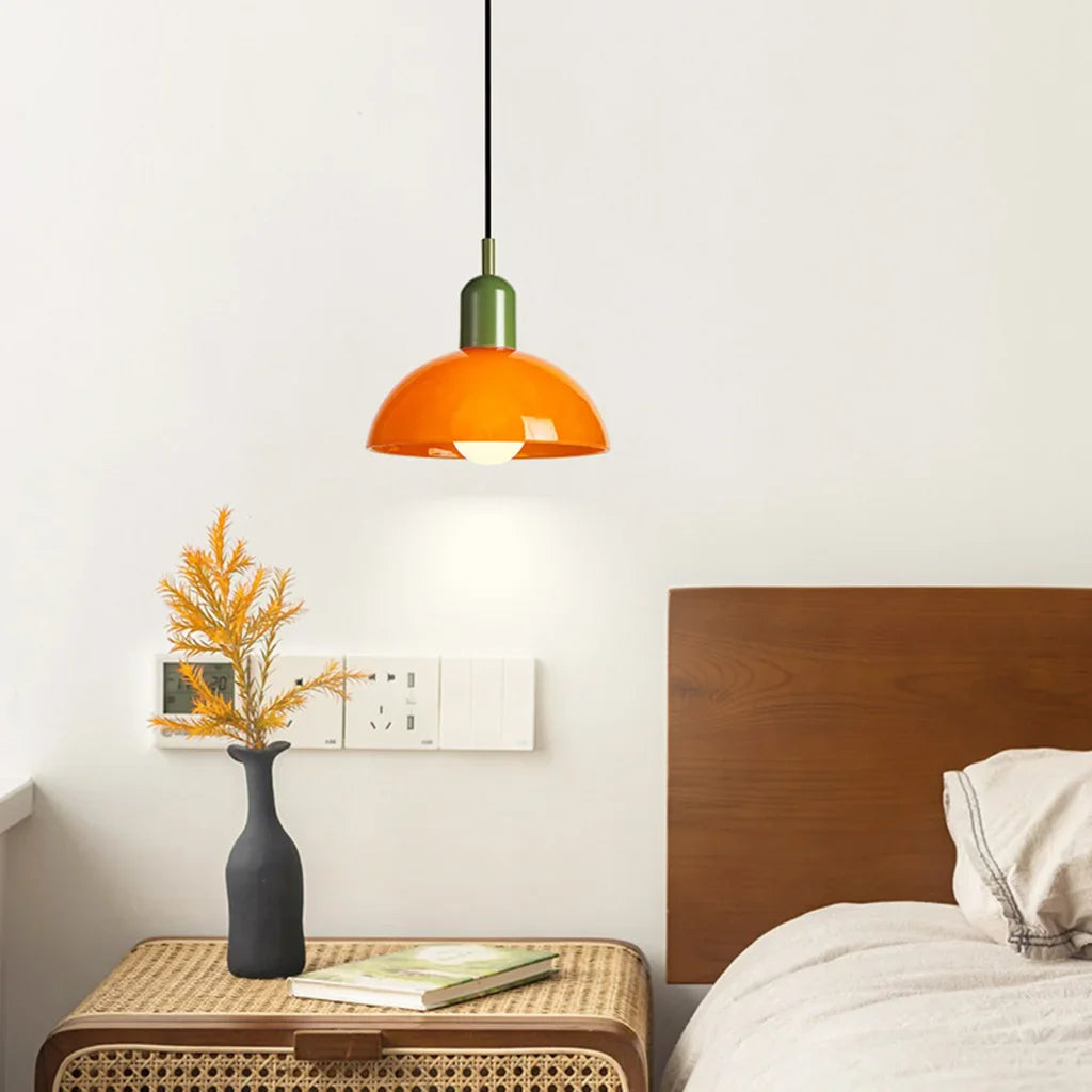 Colorful Bowl Pendant Light Taavita