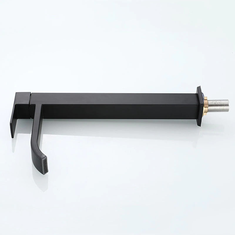 Taavita Matte Black Cold Water Single Faucets with Modern Design for Sink Installation