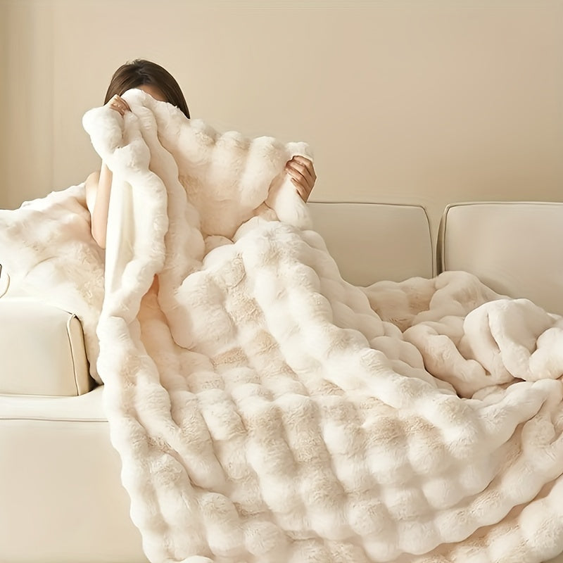 Taavita Fleece Blanket – Cozy Soft & Warm – Ideal for Sofa, Bed, and Travel