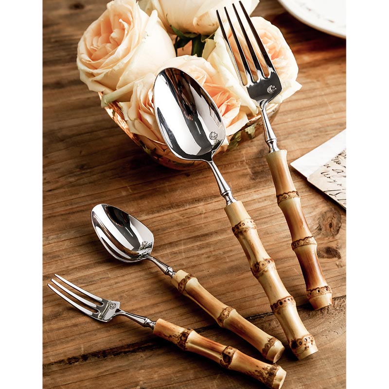 Taavita Eco-Friendly Natural Bamboo Cutlery Set