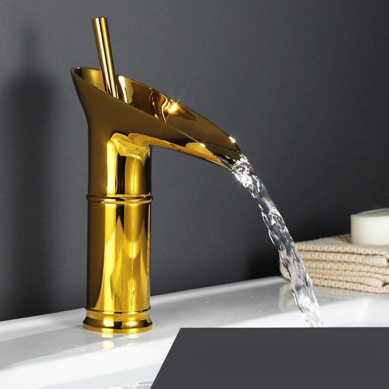 Bathroom Sink Waterfall Faucet