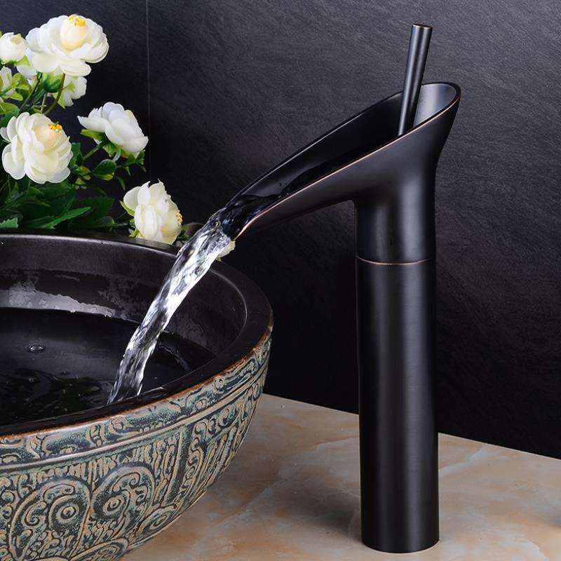 Bathroom Sink Waterfall Faucet