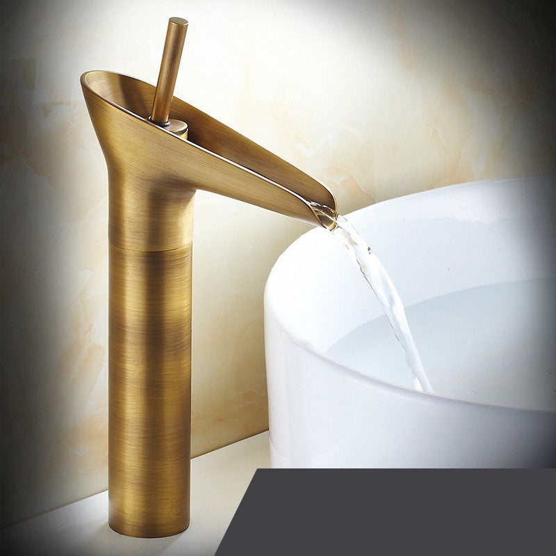 Bathroom Sink Waterfall Faucet