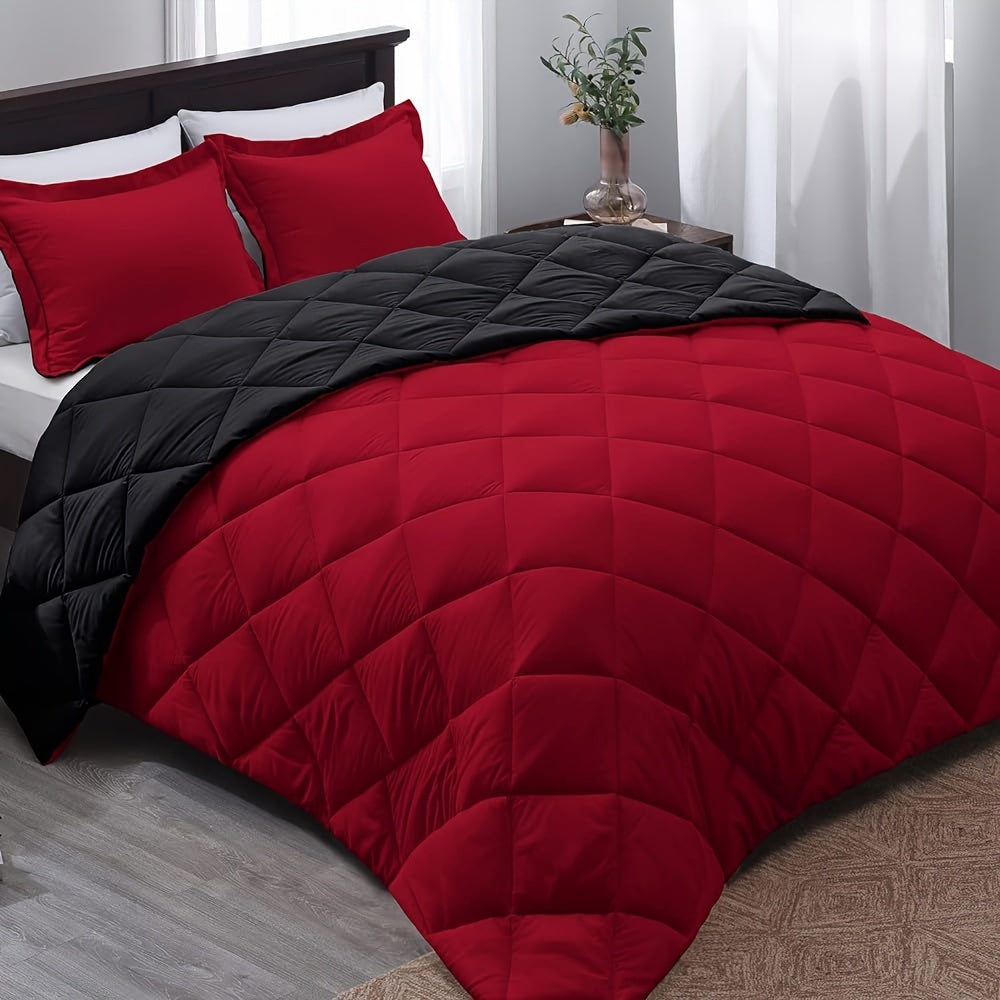 Taavita Ultra-Light Solid Color Polyester Blanket – Square Bedspread for All Seasons