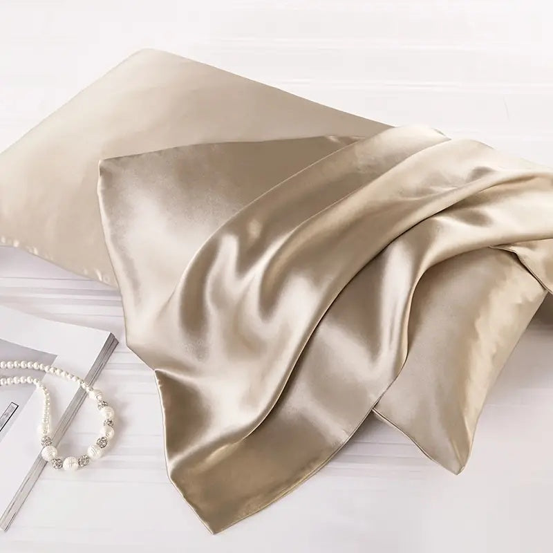 Taavita Skin Recovering Silk Pillowcase - Twin Pack for a Beauty Sleep Transformation