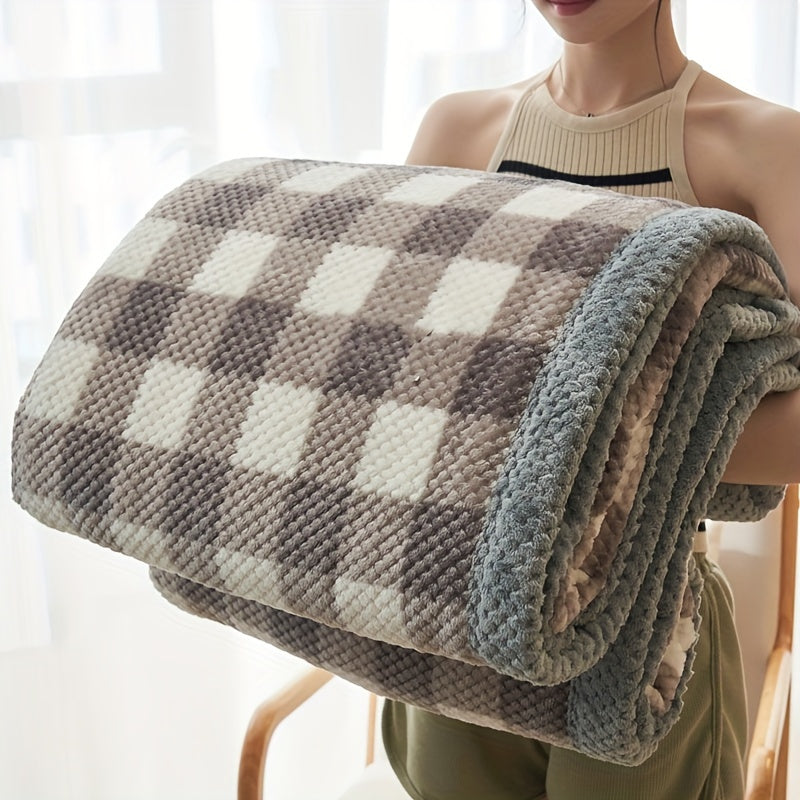 Taavita | Luxurious Plaid Fleece Blanket