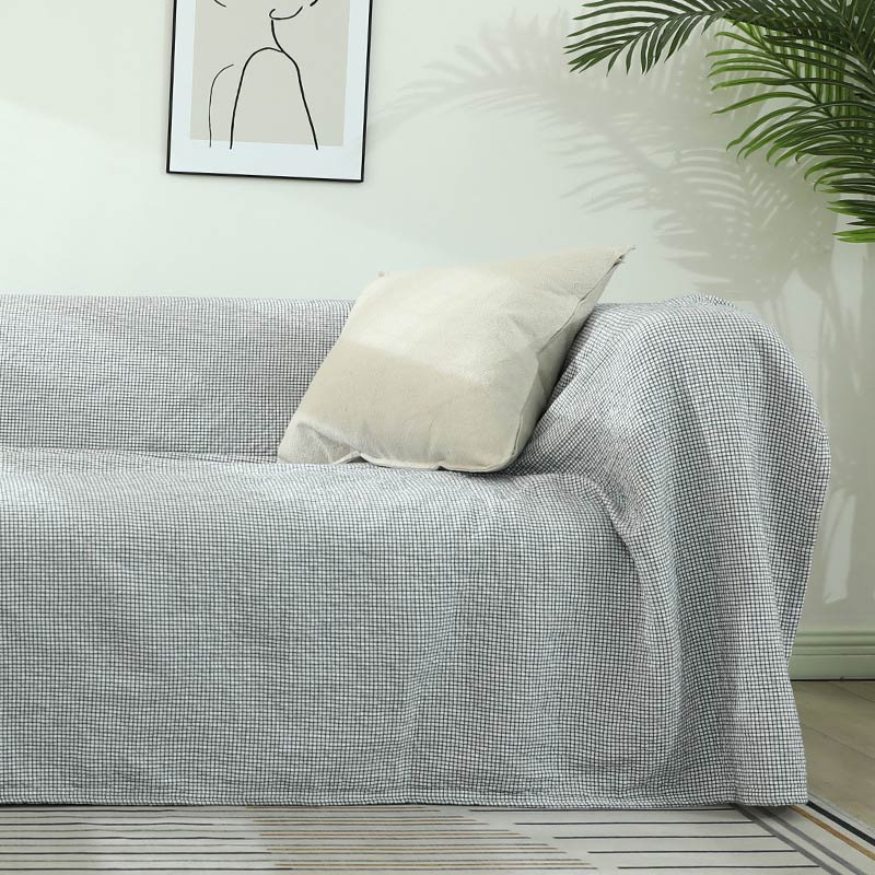 Cozy Taavita Sofa Blanket in Waffle Design