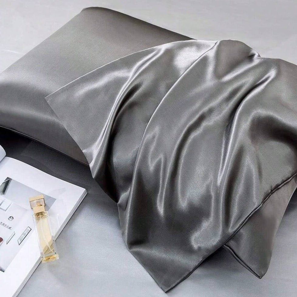 Taavita Skin Recovering Silk Pillowcase - Twin Pack for a Beauty Sleep Transformation