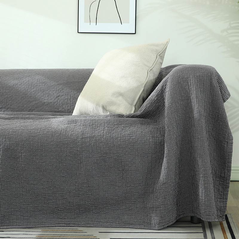 Cozy Taavita Sofa Blanket in Waffle Design