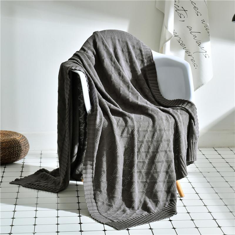 Soft Blanket Made of 100% Cotton for Keeping Warm and Decoration - dazuma