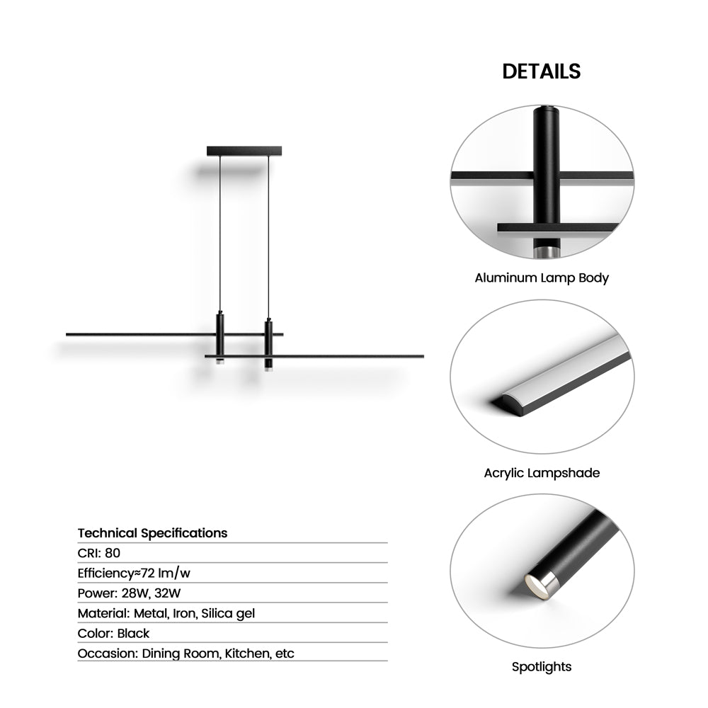 Taavita Linear Pendant Light