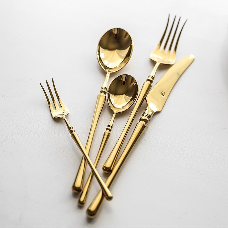 Taavita Gold Cutlery Set: Exquisite Dining Redefined