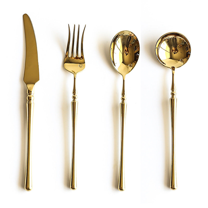 Taavita Gold Cutlery Set: Exquisite Dining Redefined