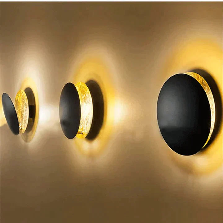 Unique 360-Degree Rotating LED Eclipse Design Wall Lamp by Taavita