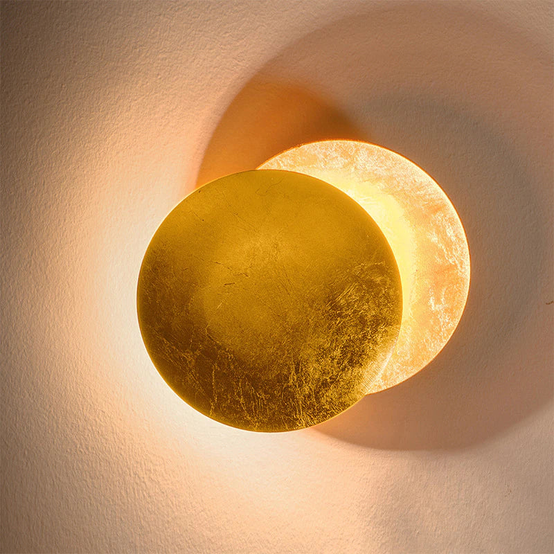 Unique 360-Degree Rotating LED Eclipse Design Wall Lamp by Taavita