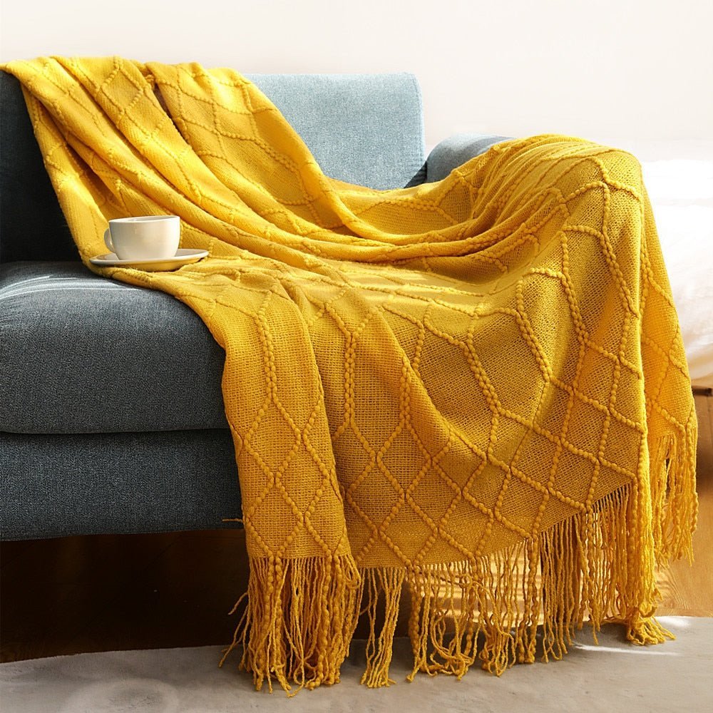 Taavita Style Sofa Knitted Blanket