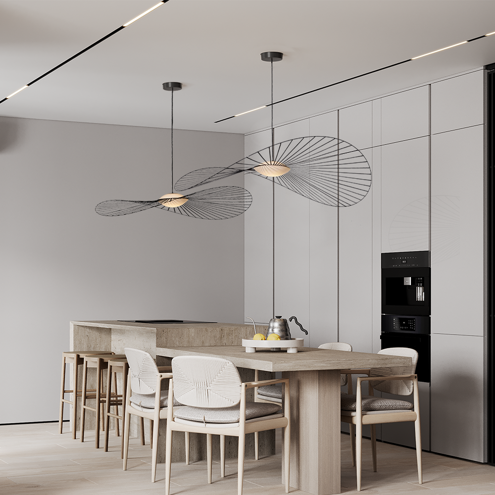 Taavita LED Straw Hat Pendant Light Vertigo Lamp