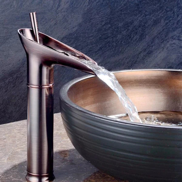 Bathroom Sink Waterfall Faucet