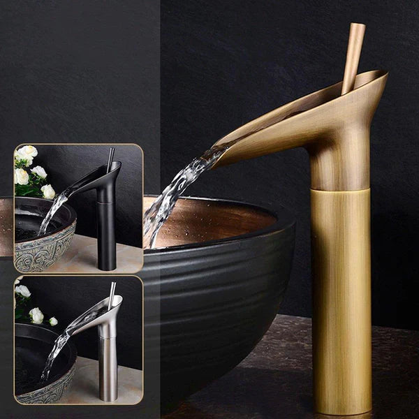 Bathroom Sink Waterfall Faucet