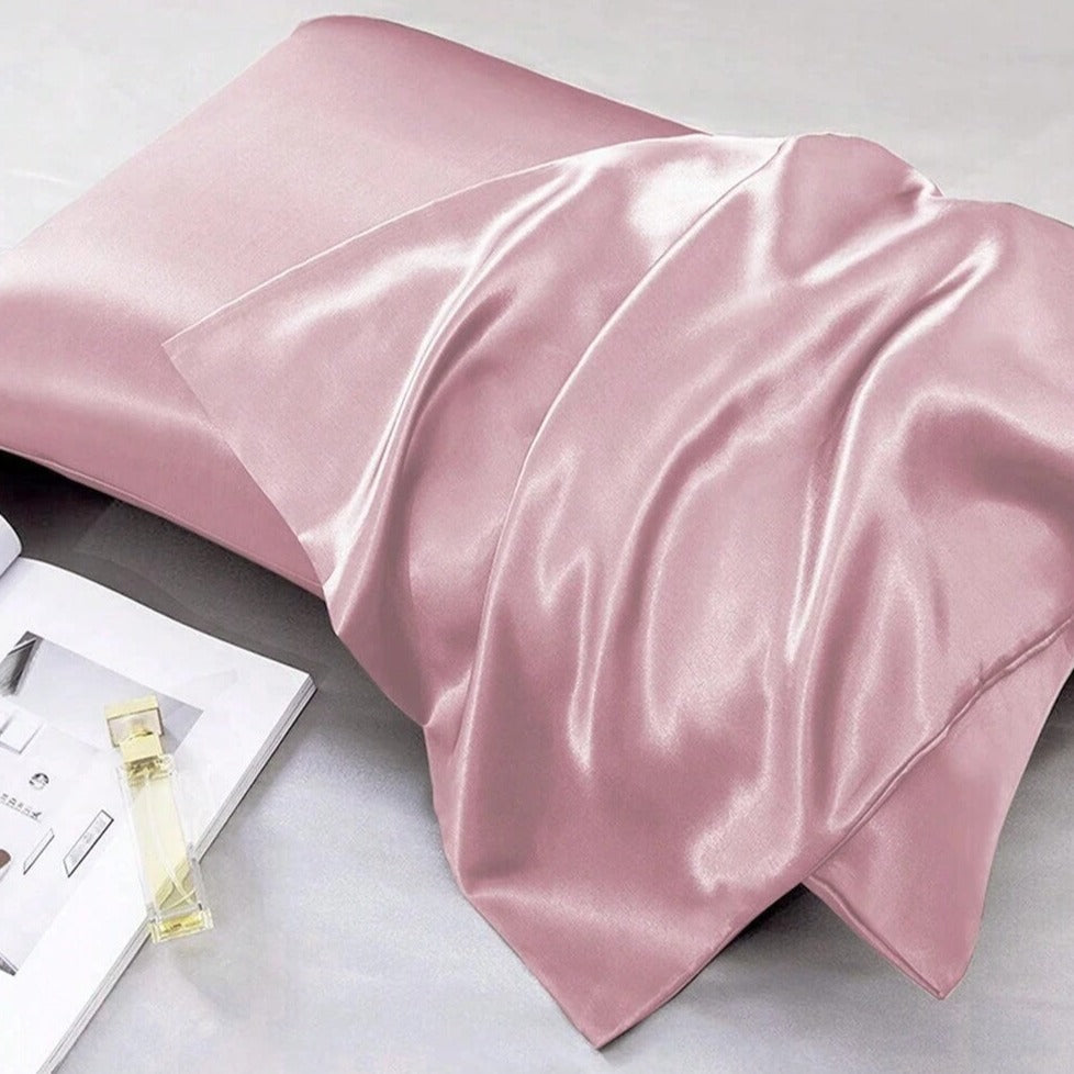 Taavita Skin Recovering Silk Pillowcase - Twin Pack for a Beauty Sleep Transformation