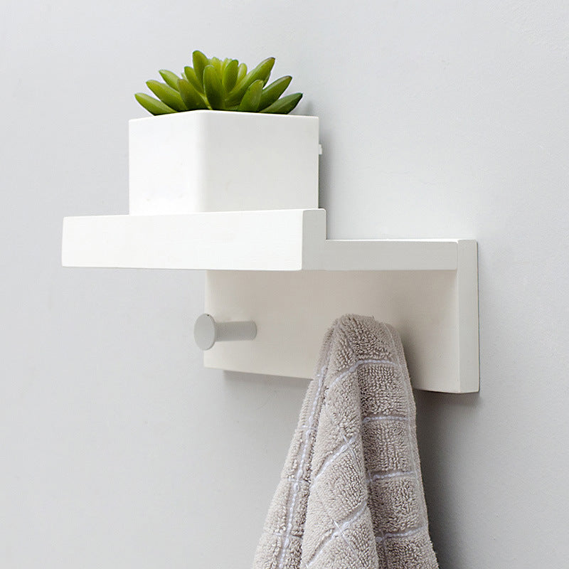 Taavita Wall Storage Shelf with Hooks - Multi-functional Storage Solution for Home Organization