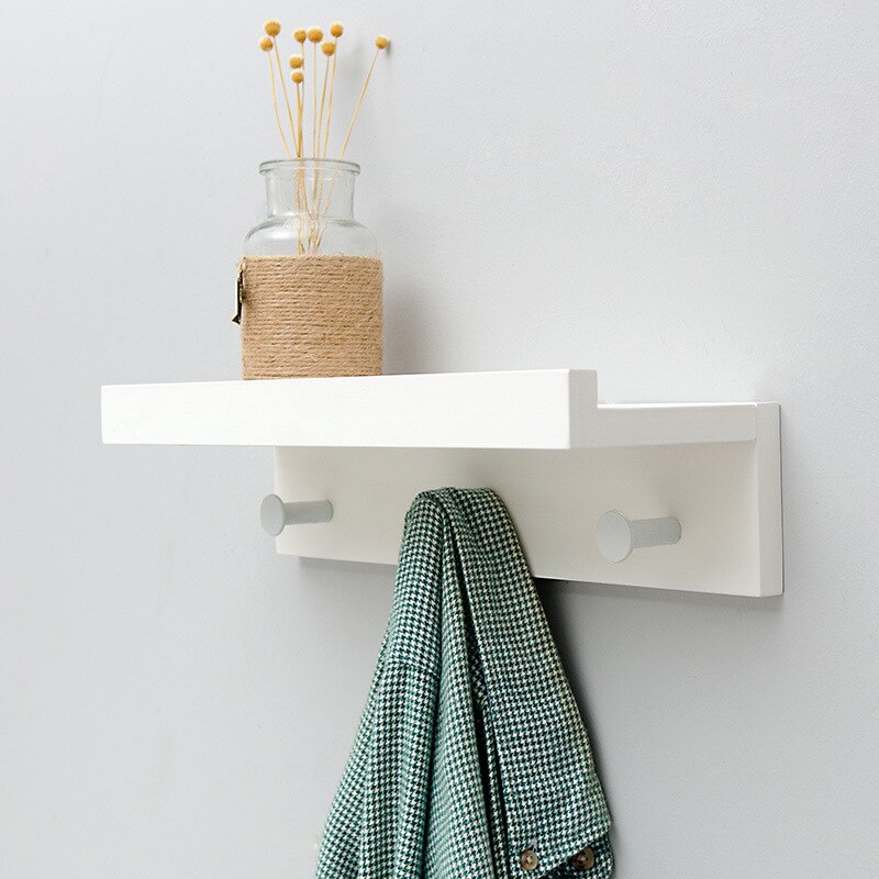 Taavita Wall Storage Shelf with Hooks - Multi-functional Storage Solution for Home Organization