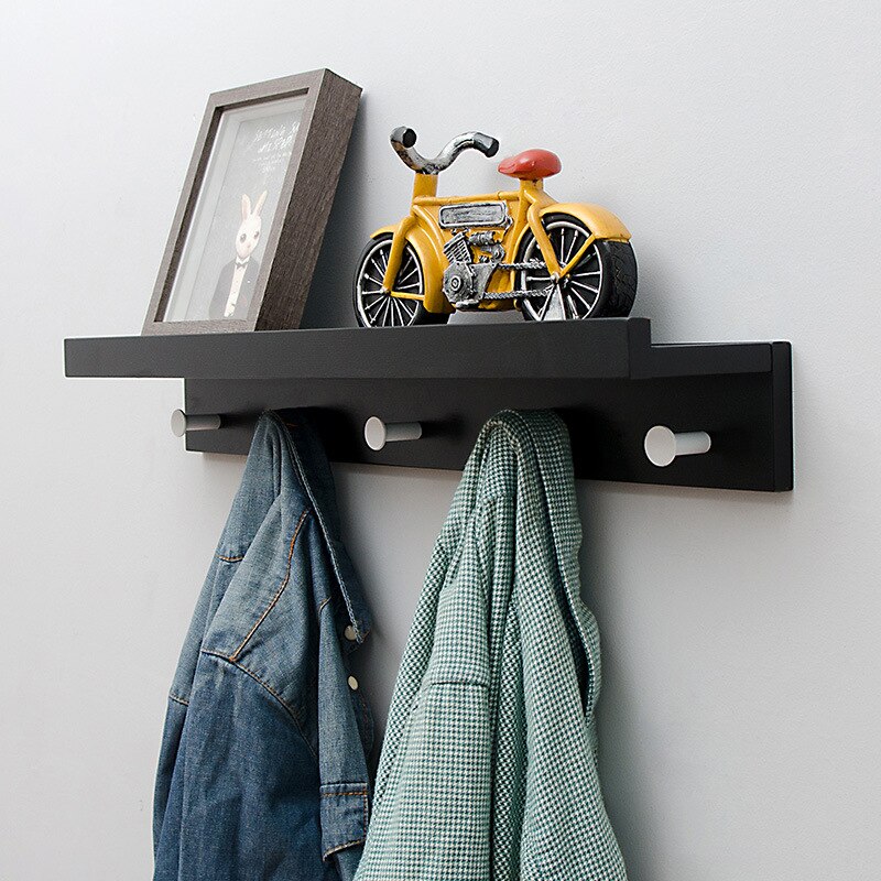 Taavita Wall Storage Shelf with Hooks - Multi-functional Storage Solution for Home Organization