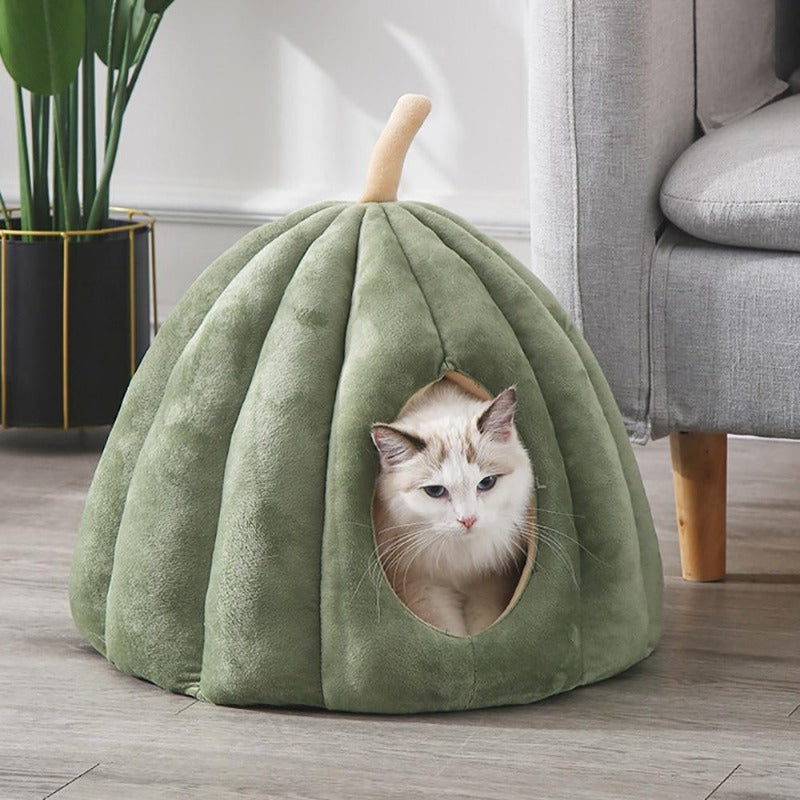 Taavita Cat Cave with Removable Cat Bed Cushion - Cozy Pet Nest for Cats