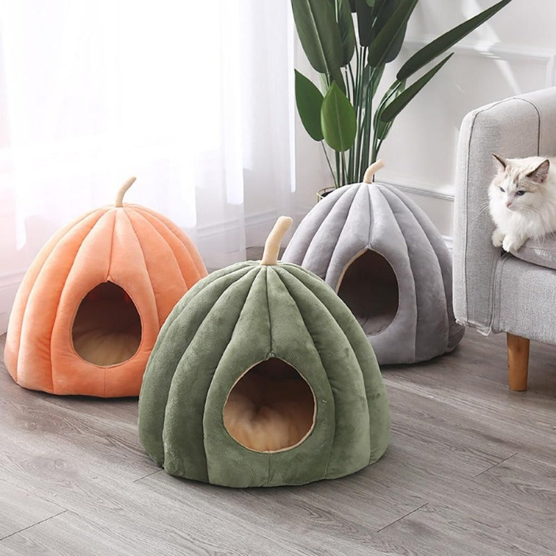 Taavita Cat Cave with Removable Cat Bed Cushion - Cozy Pet Nest for Cats