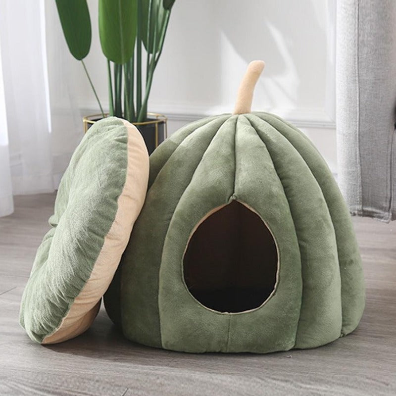 Taavita Cat Cave with Removable Cat Bed Cushion - Cozy Pet Nest for Cats