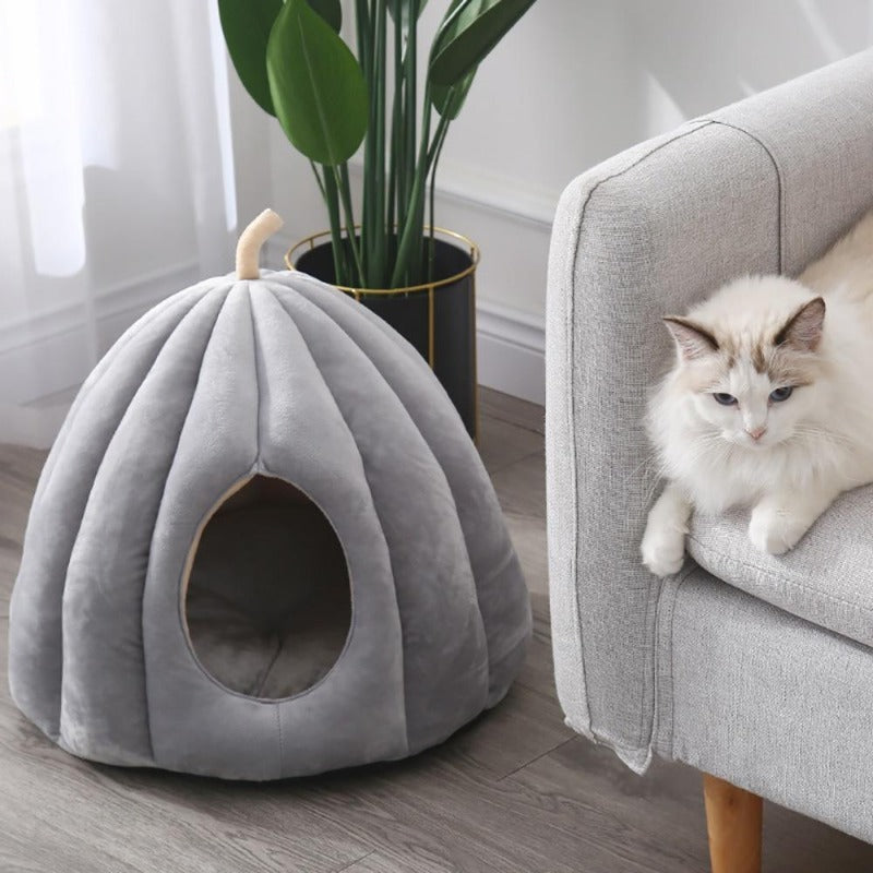 Taavita Cat Cave with Removable Cat Bed Cushion - Cozy Pet Nest for Cats