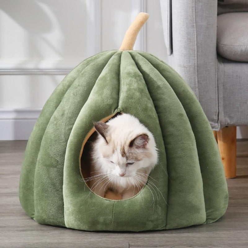 Taavita Cat Cave with Removable Cat Bed Cushion - Cozy Pet Nest for Cats