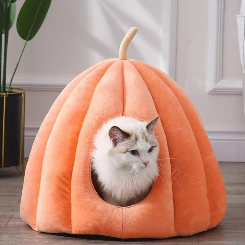 Taavita Cat Cave with Removable Cat Bed Cushion - Cozy Pet Nest for Cats