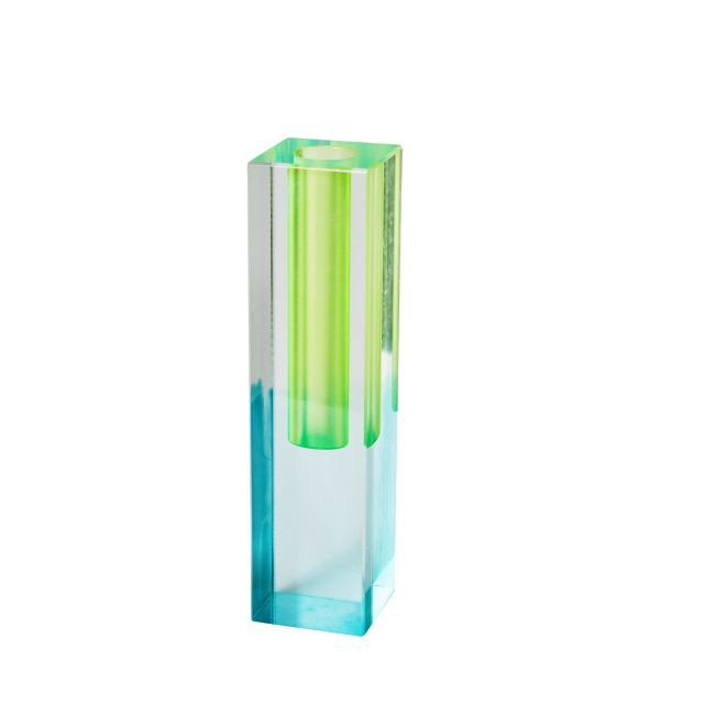 Modern Prism Acrylic Vase & Organizer for Desktop