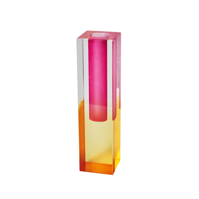 Modern Prism Acrylic Vase & Organizer for Desktop