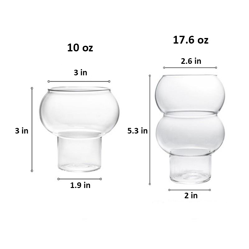 Taavita Cocktail Glass - Elegant Multipurpose Drinking and Flower Vase